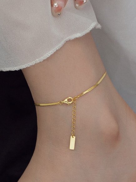 Bratara de glezna Cassia (Silver/Gold)